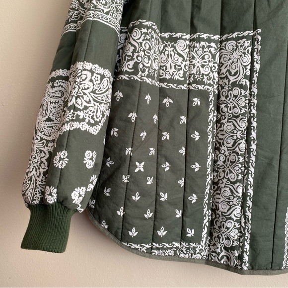 The Great Bandana Quilted Bomber Jacket - Picture 11 of 16